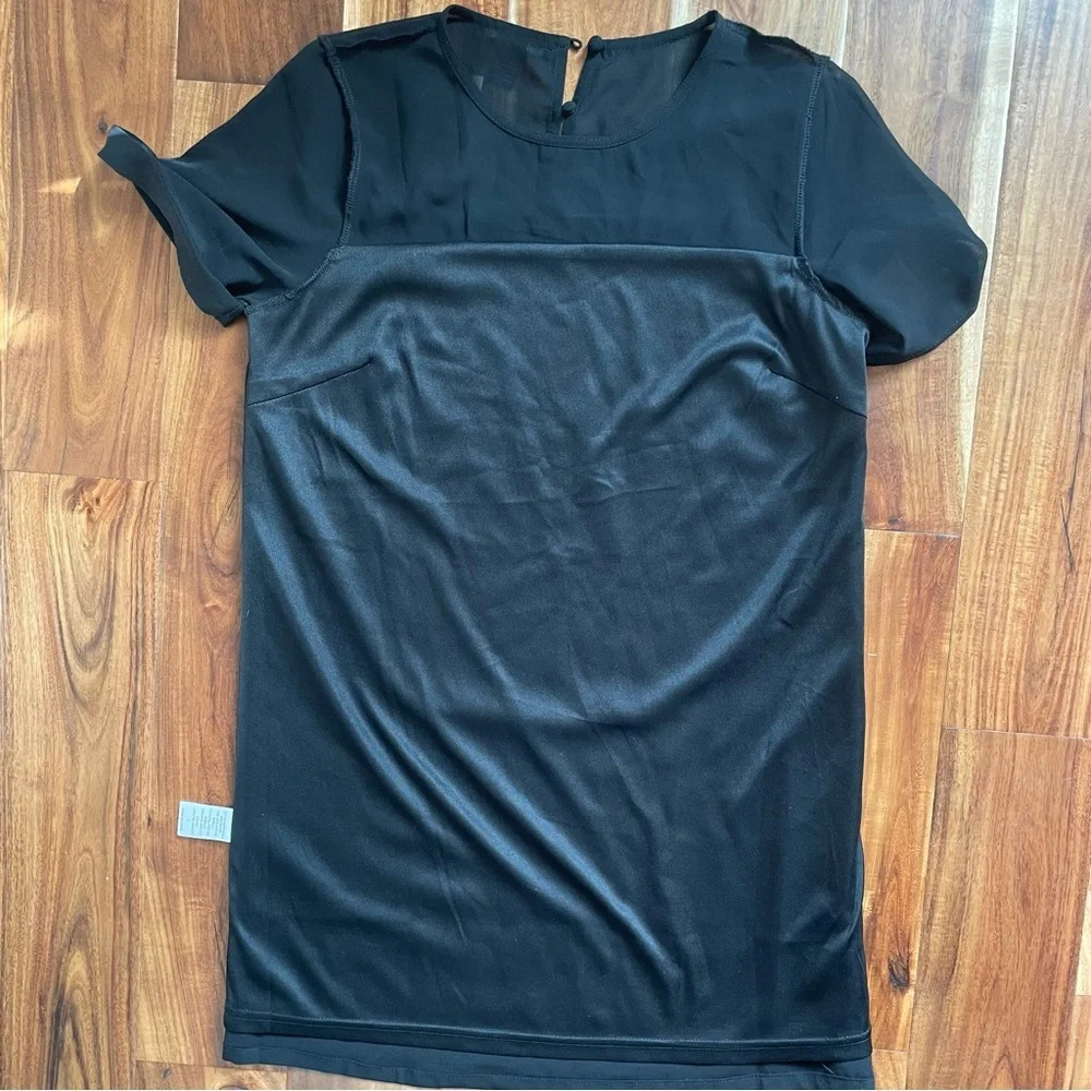 Forever21 Black Short Sleeve Woven Dress - Picture 9 of 11